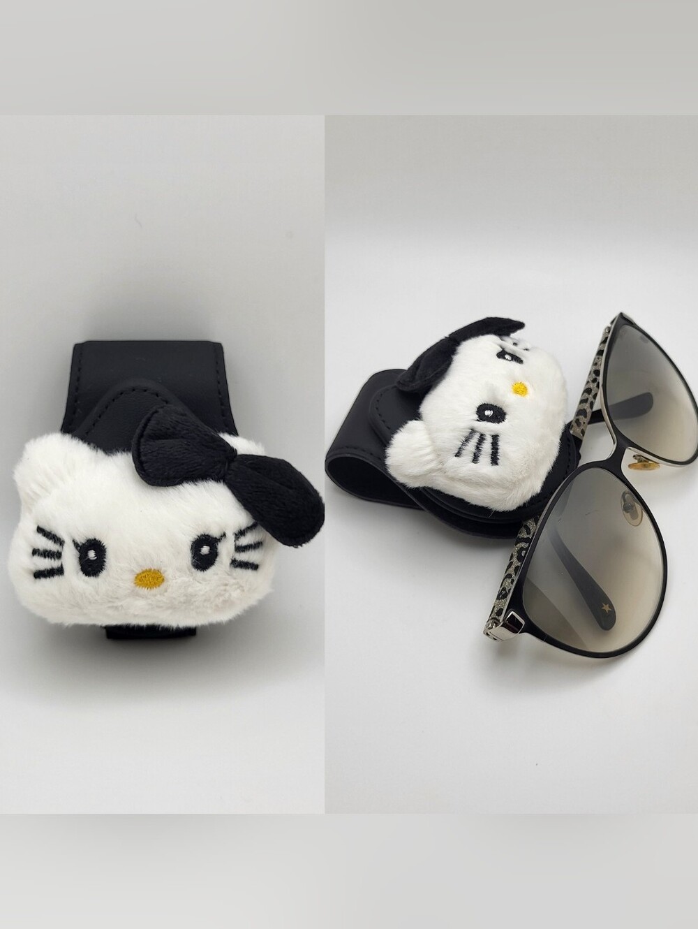 HELLO KITTY Sunglasses Visor Clip Holder NEW
